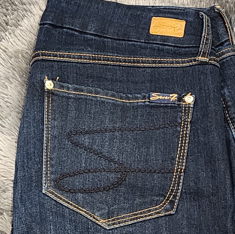 Seven7 Women's Dark Blue Jeans